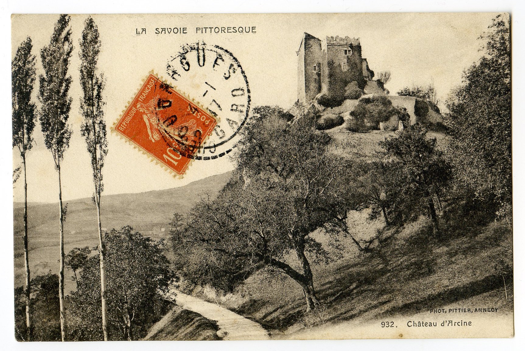 chateau d'arcine carte postale