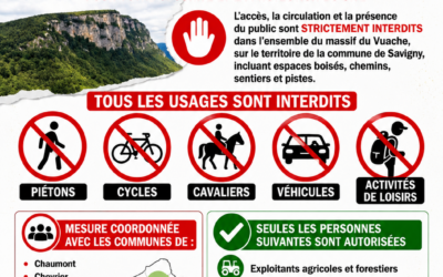 Fermeture du Massif du Vuache : itinéraires bis pour les chemins de Grande Randonnée